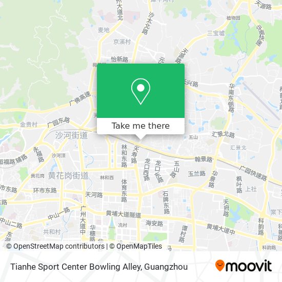 Tianhe Sport Center Bowling Alley map