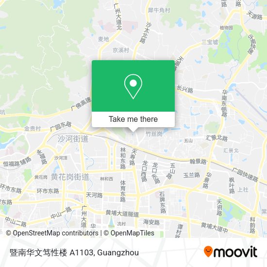 暨南华文笃性楼 A1103 map