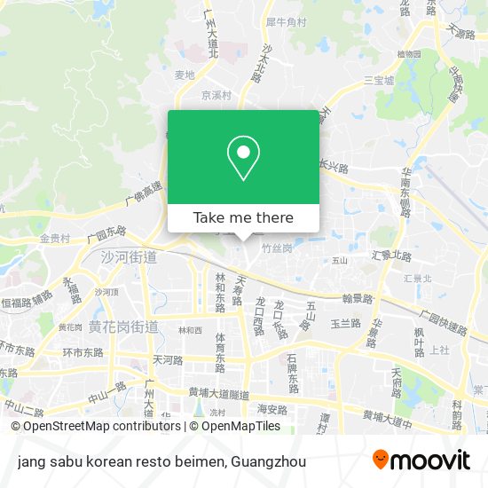 jang sabu korean resto beimen map