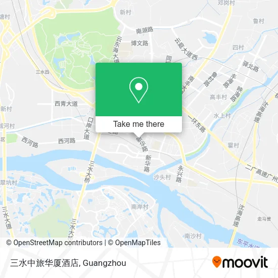 三水中旅华厦酒店 map
