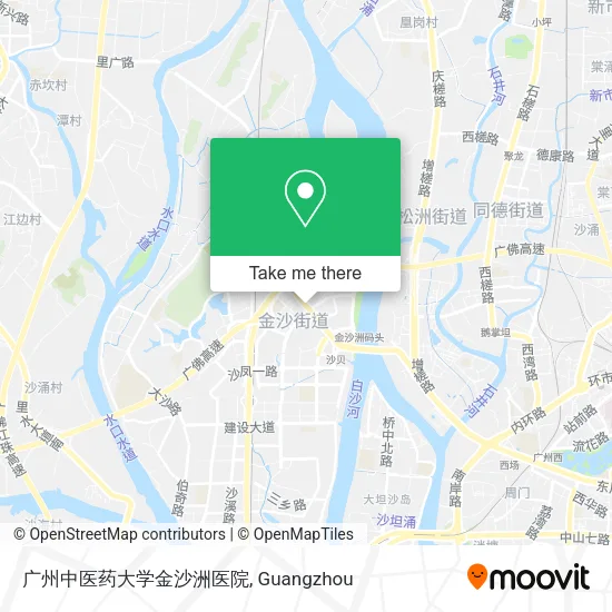 广州中医药大学金沙洲医院 map