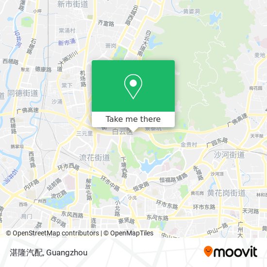 湛隆汽配 map