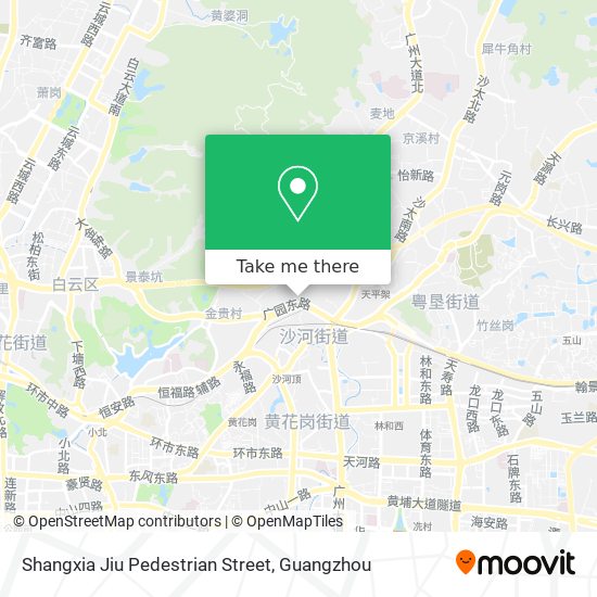 Shangxia Jiu Pedestrian Street map