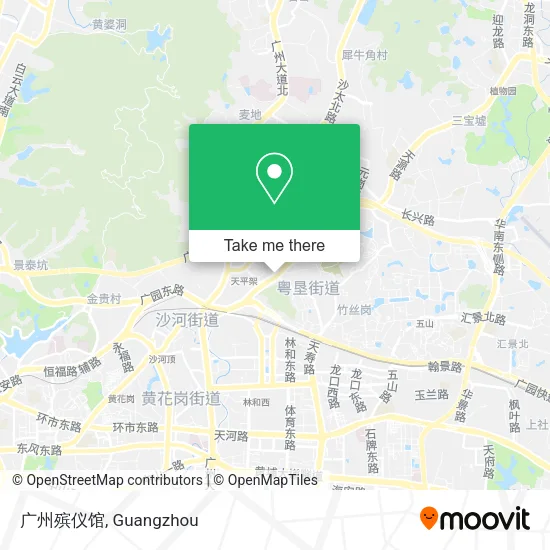 广州殡仪馆 map