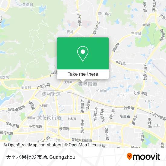 天平水果批发市场 map