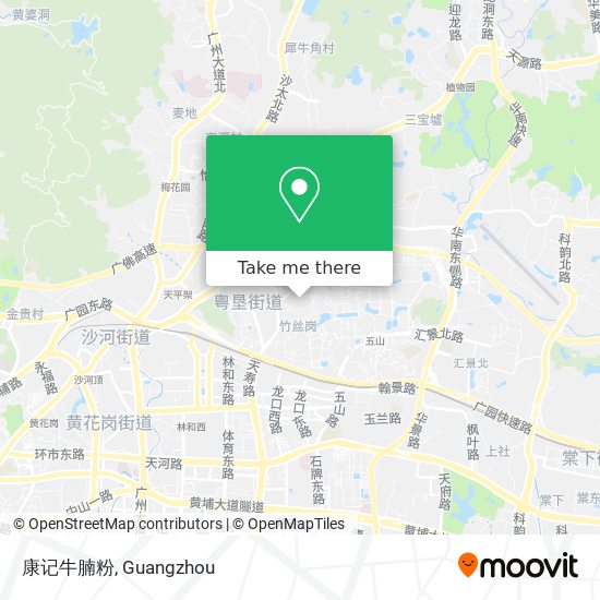 康记牛腩粉 map