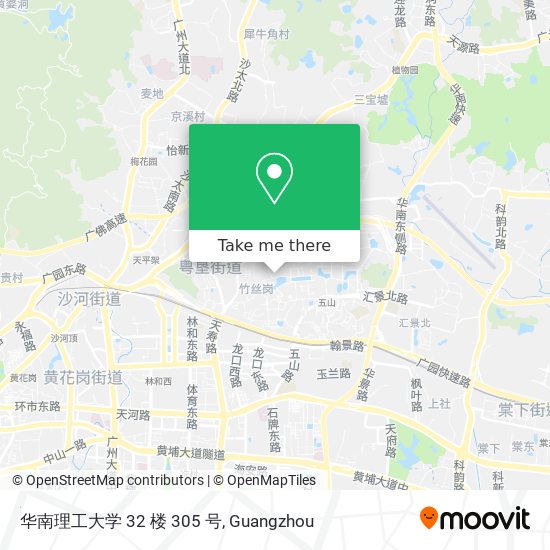 ้华南理工大学 32 楼 305 号 map