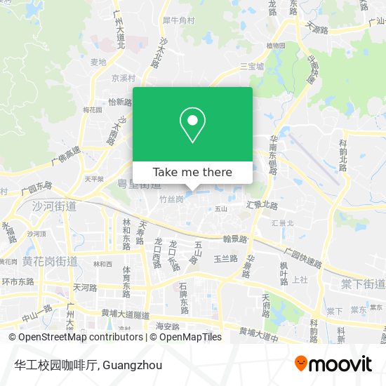 华工校园咖啡厅 map