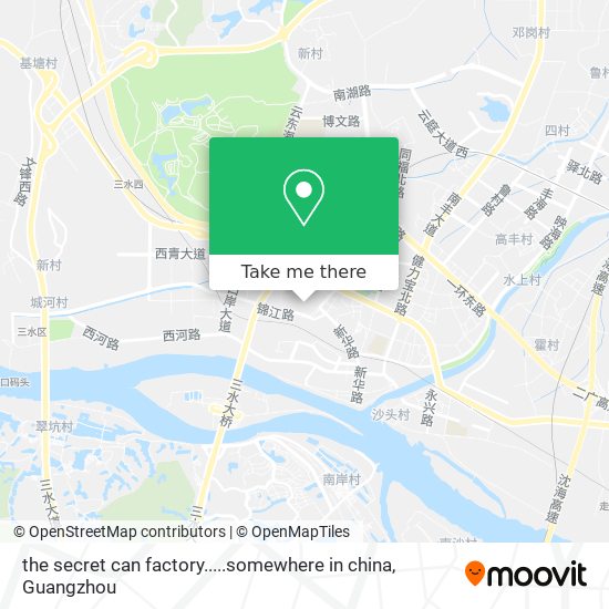 the secret can factory.....somewhere in china map