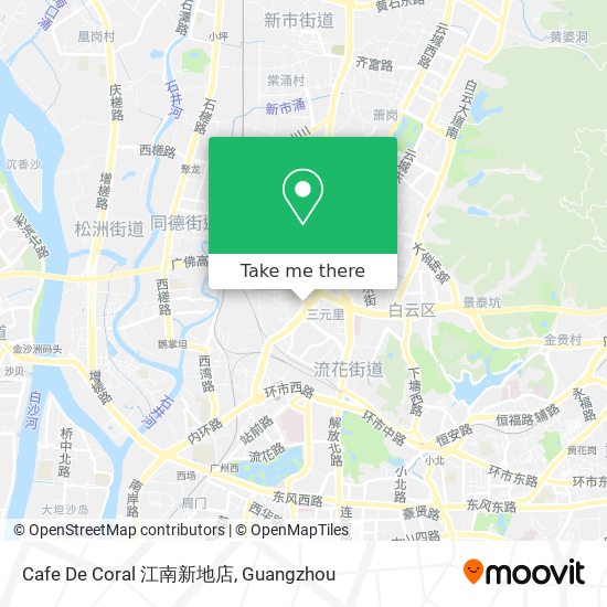 Cafe De Coral 江南新地店 map