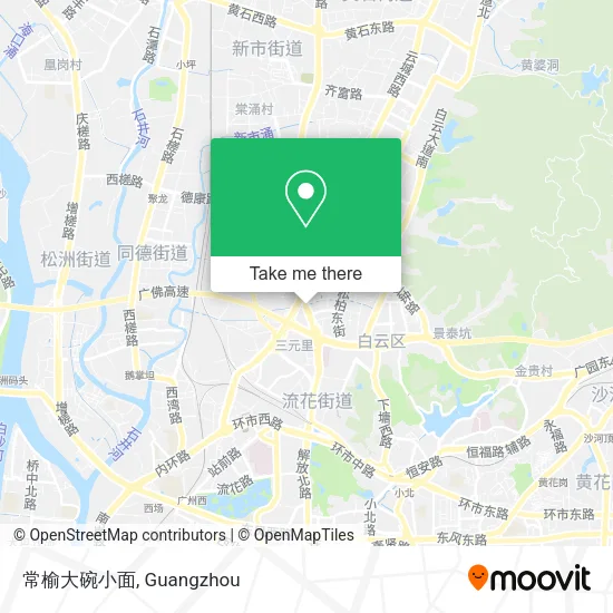 常榆大碗小面 map