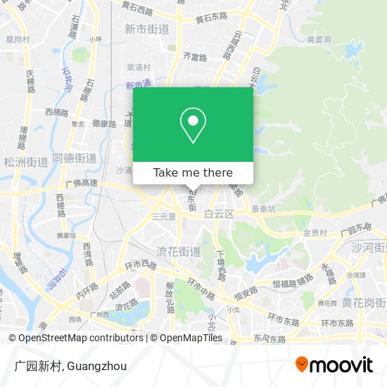 广园新村 map