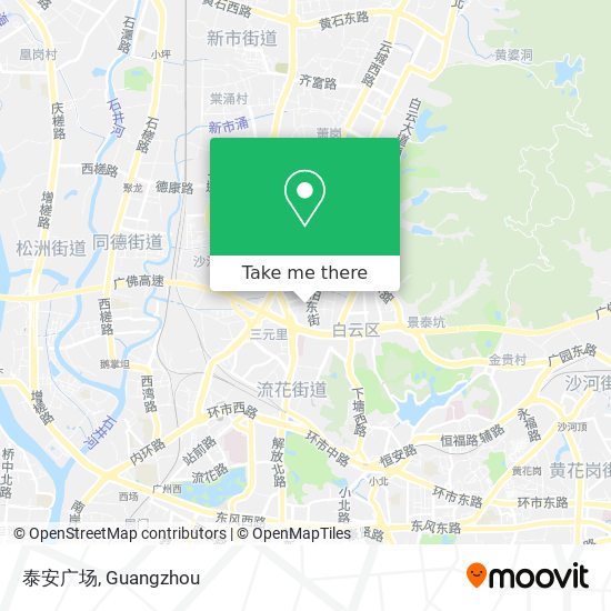 泰安广场 map