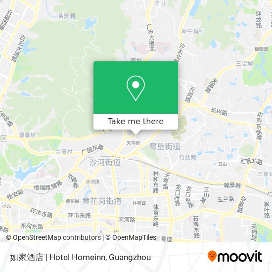 如家酒店 | Hotel Homeinn map