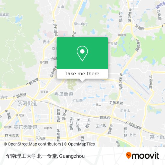 华南理工大学北一食堂 map