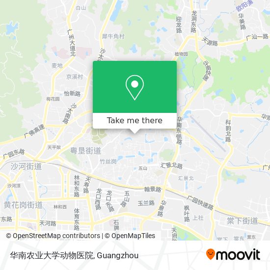 华南农业大学动物医院 map