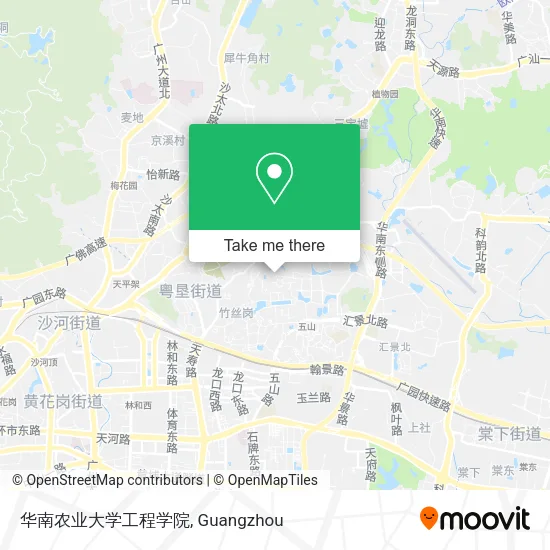 华南农业大学工程学院 map