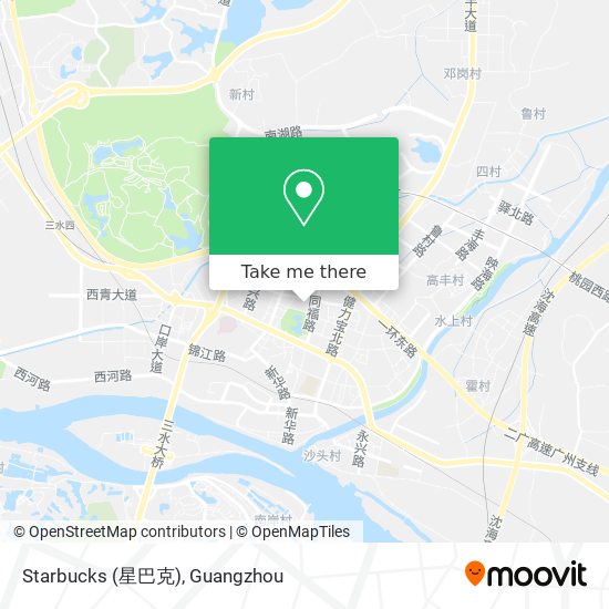 Starbucks (星巴克) map