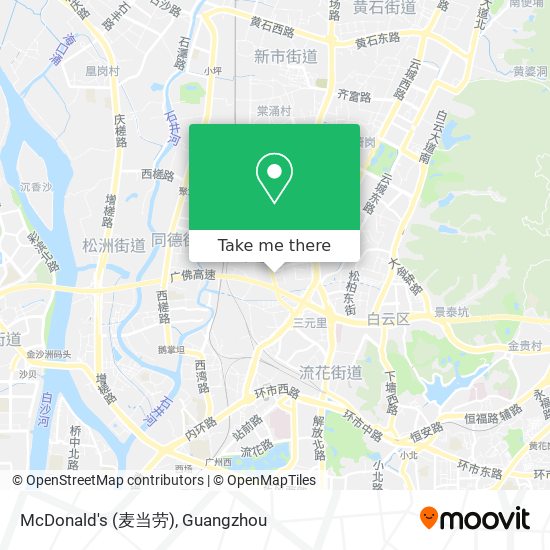McDonald's (麦当劳) map