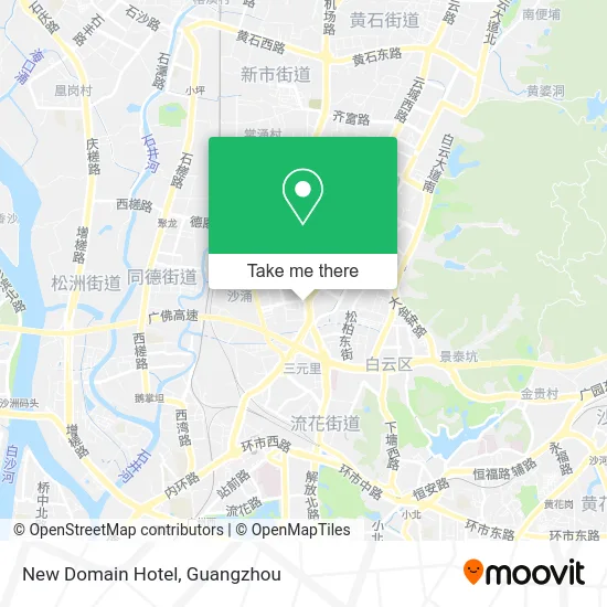 New Domain Hotel map