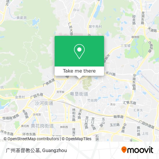 广州基督教公墓 map