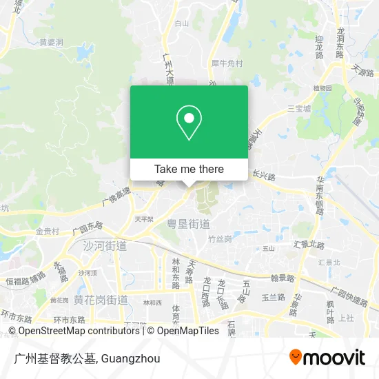广州基督教公墓 map