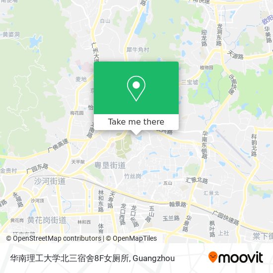 华南理工大学北三宿舍8F女厕所 map