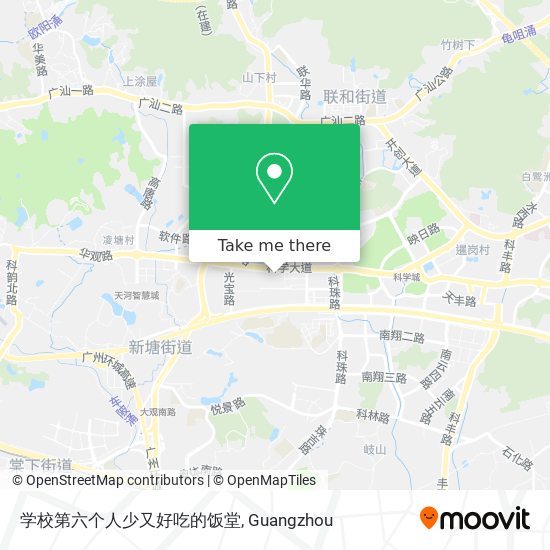 学校第六个人少又好吃的饭堂 map