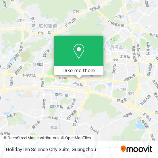 Holiday Inn Science City Suite map