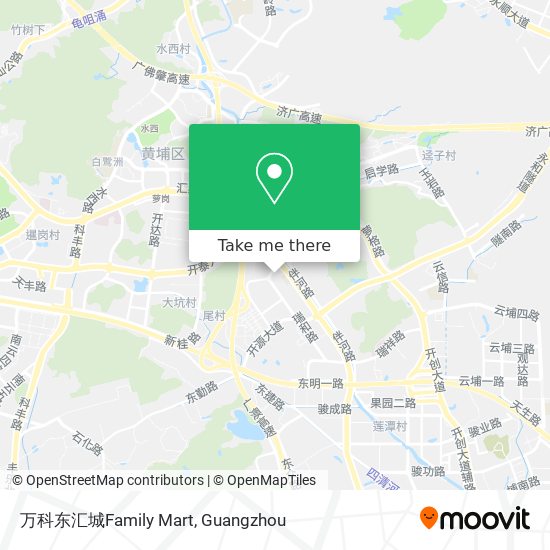 万科东汇城Family Mart map