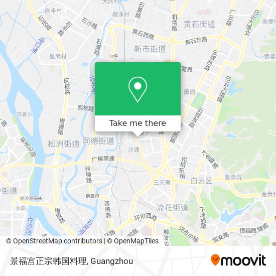 景福宫正宗韩国料理 map