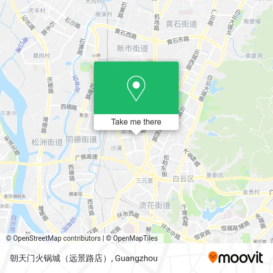 朝天门火锅城（远景路店） map