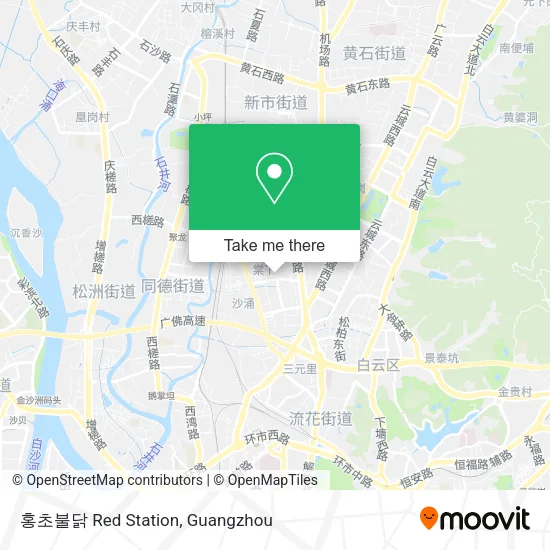 홍초불닭 Red Station map