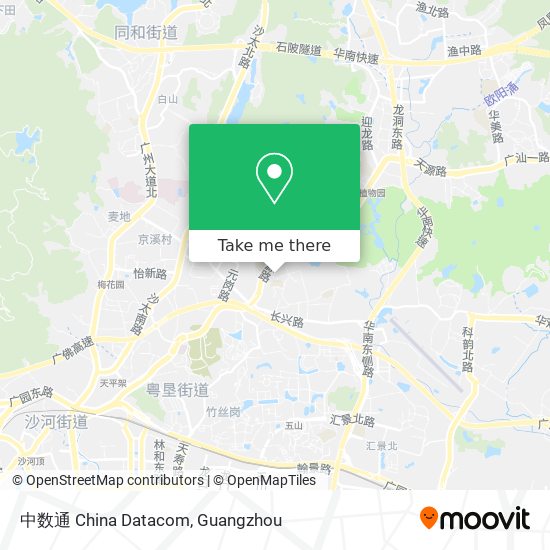 中数通 China Datacom map