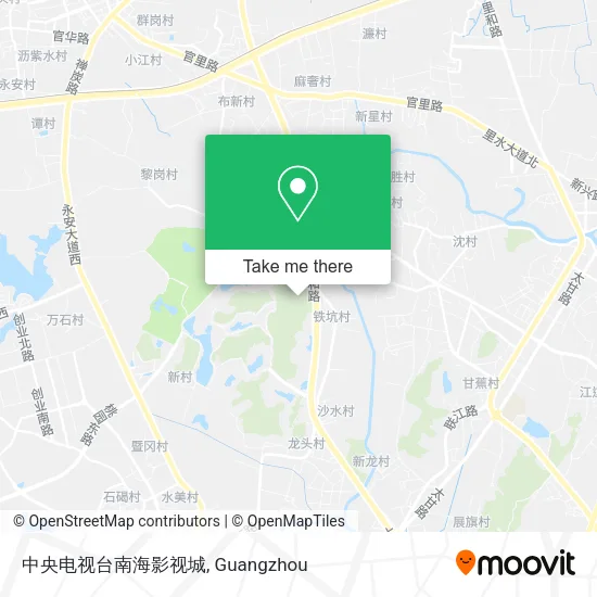 中央电视台南海影视城 map