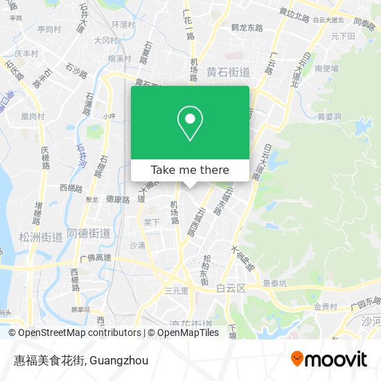 惠福美食花街 map