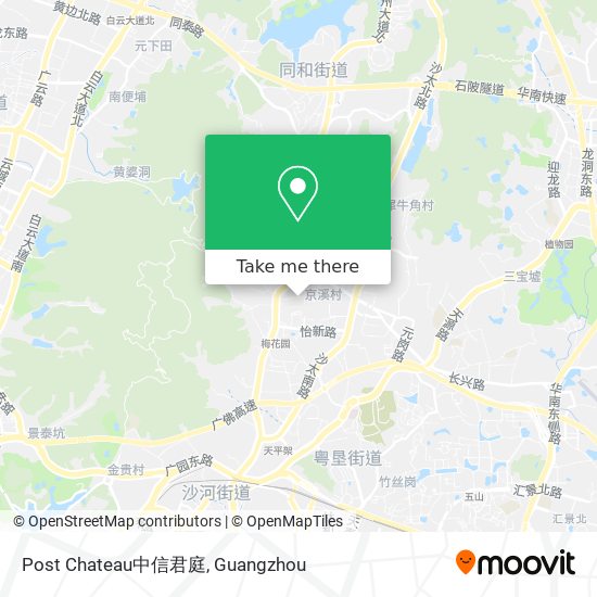 Post Chateau中信君庭 map