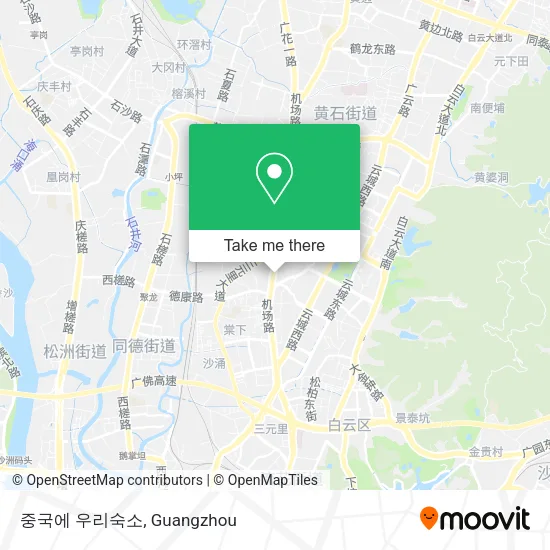 중국에 우리숙소 map