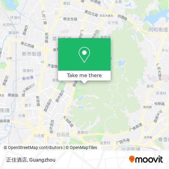 正佳酒店 map