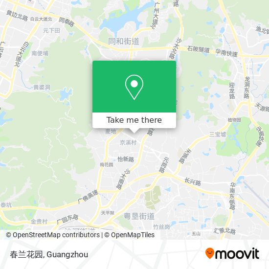 春兰花园 map