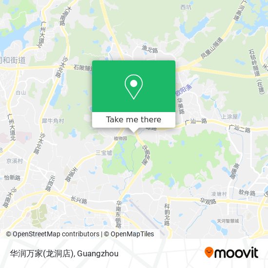 华润万家(龙洞店) map