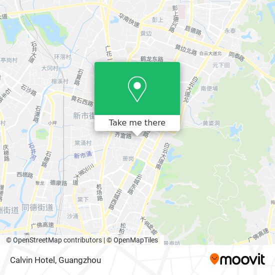Calvin Hotel map