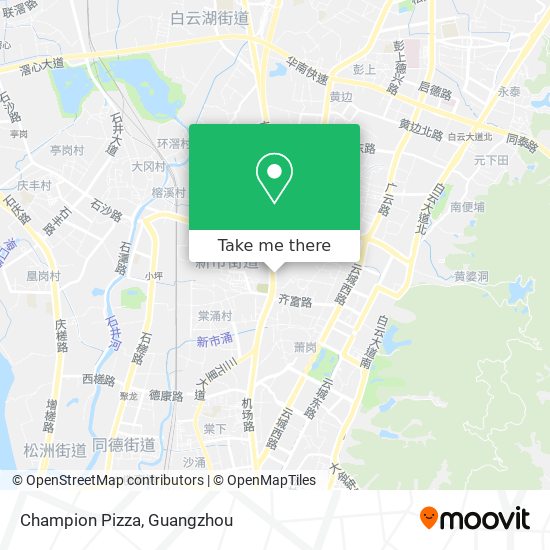 Champion Pizza map
