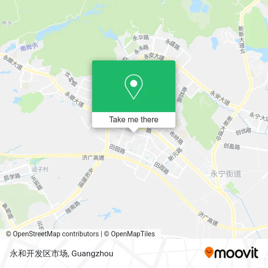 永和开发区市场 map