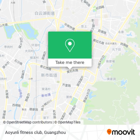 Aoyunli fitness club map
