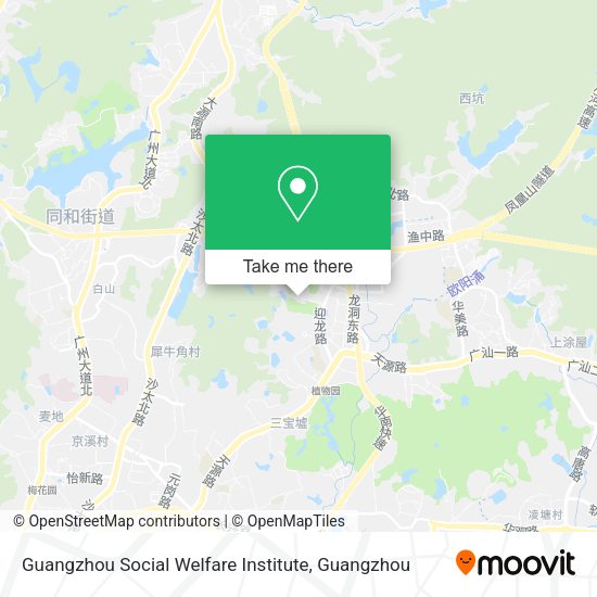 Guangzhou Social Welfare Institute map