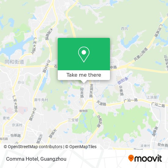 Comma Hotel map