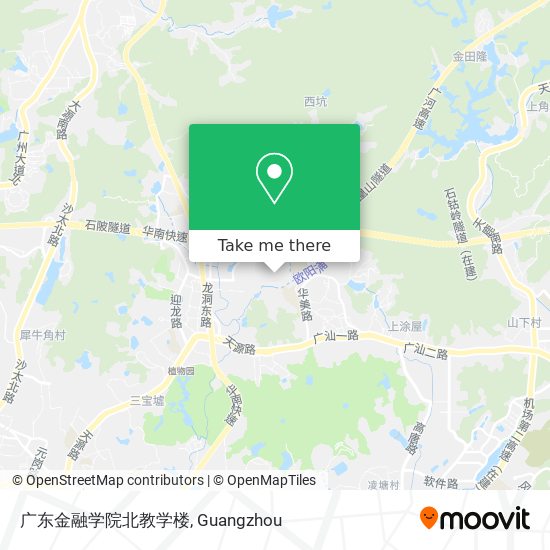 广东金融学院北教学楼 map