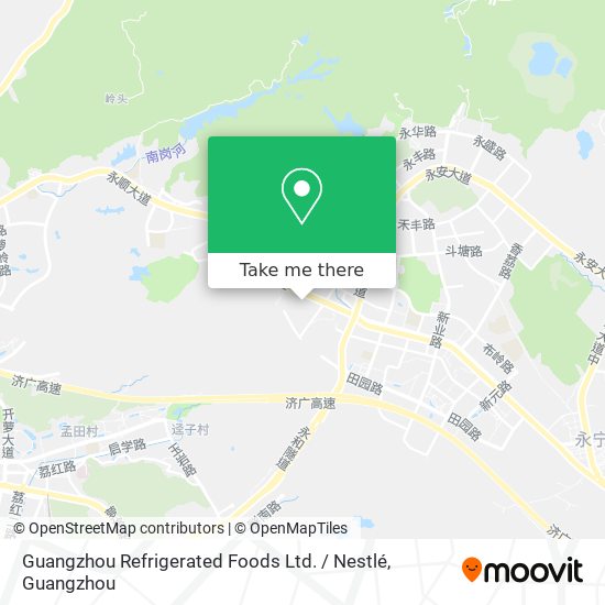 Guangzhou Refrigerated Foods Ltd. / Nestlé map