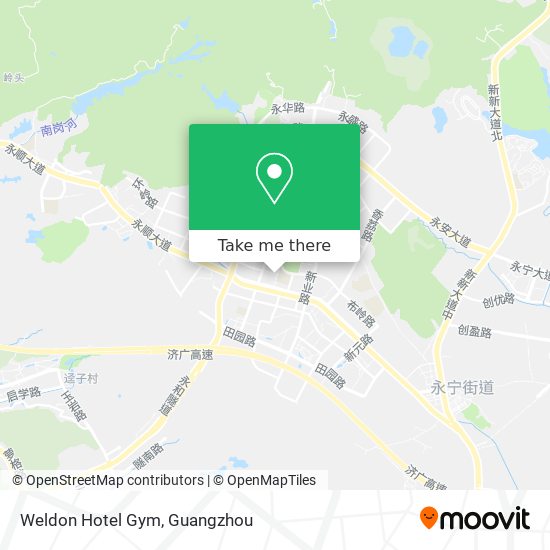 Weldon Hotel Gym map